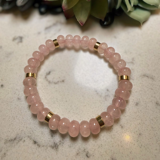 Loving Rose Quartz Bracelet