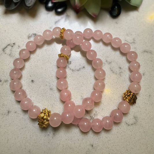 Gentle Rose Quartz  Bracelet