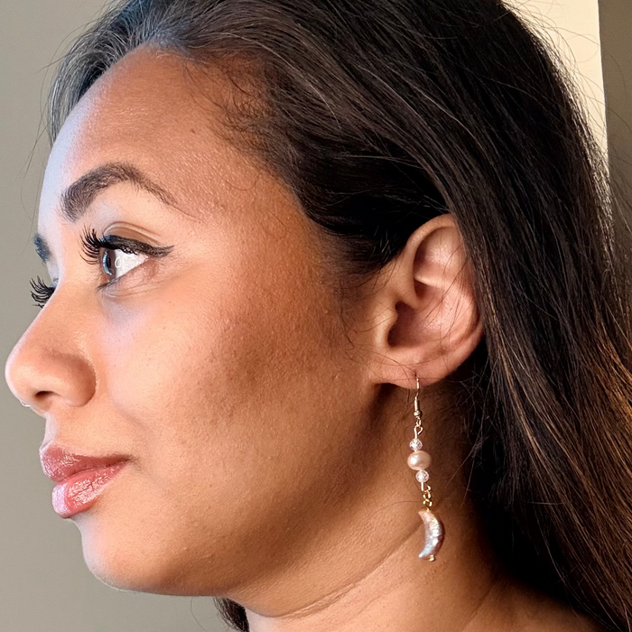 Lunar Phase Earrings