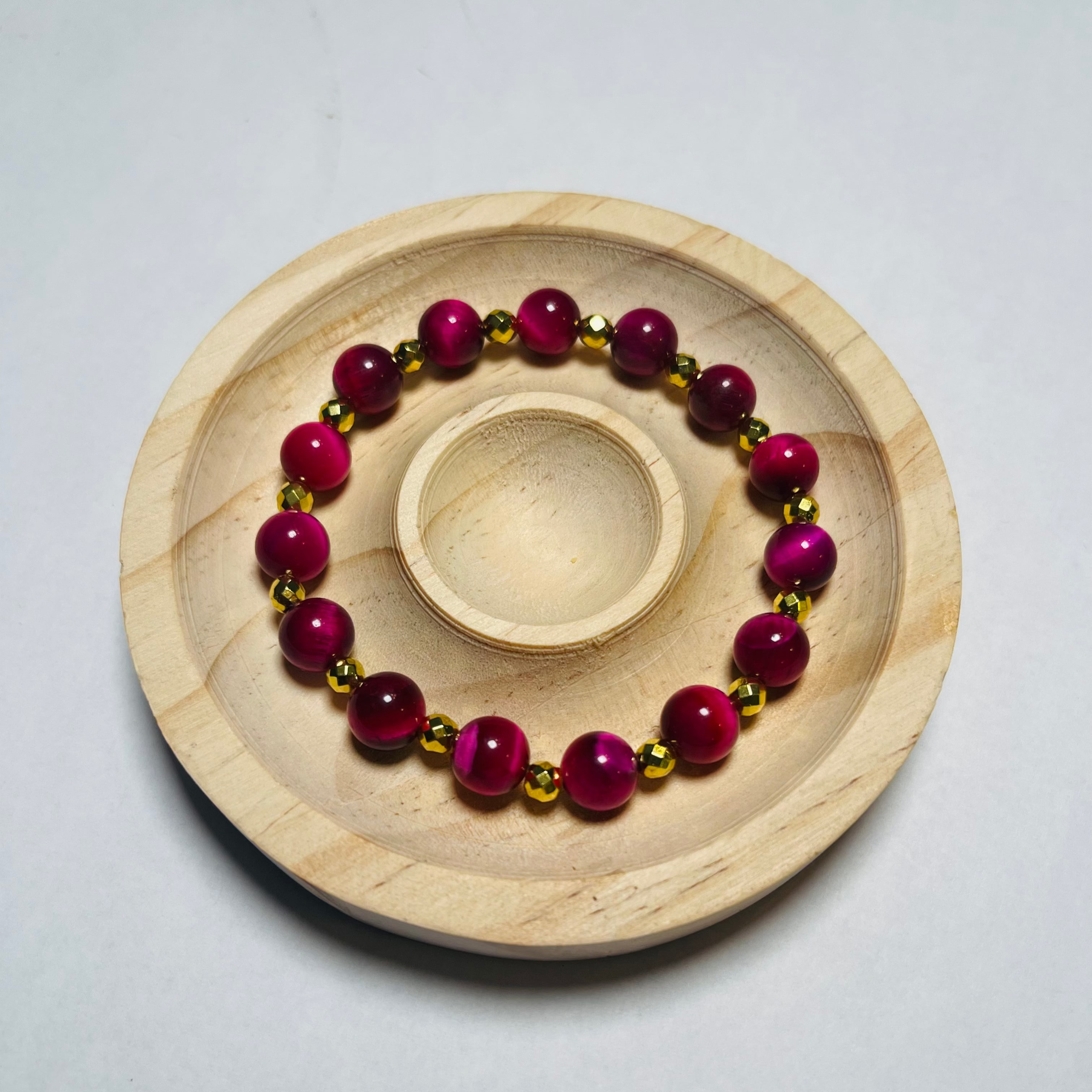 Pink Tiger's Eye Bracelet