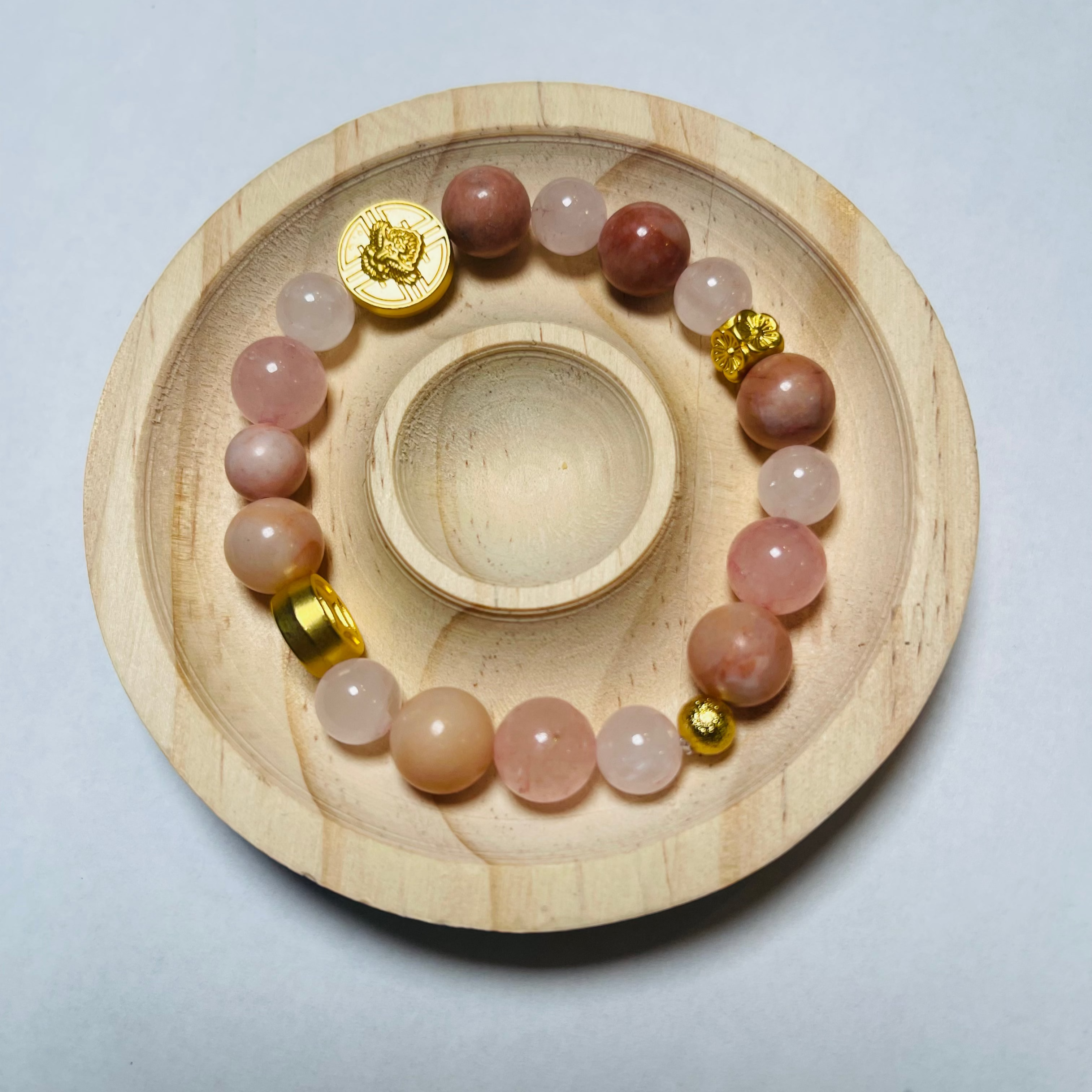 Light Pink Crystal Bracelet