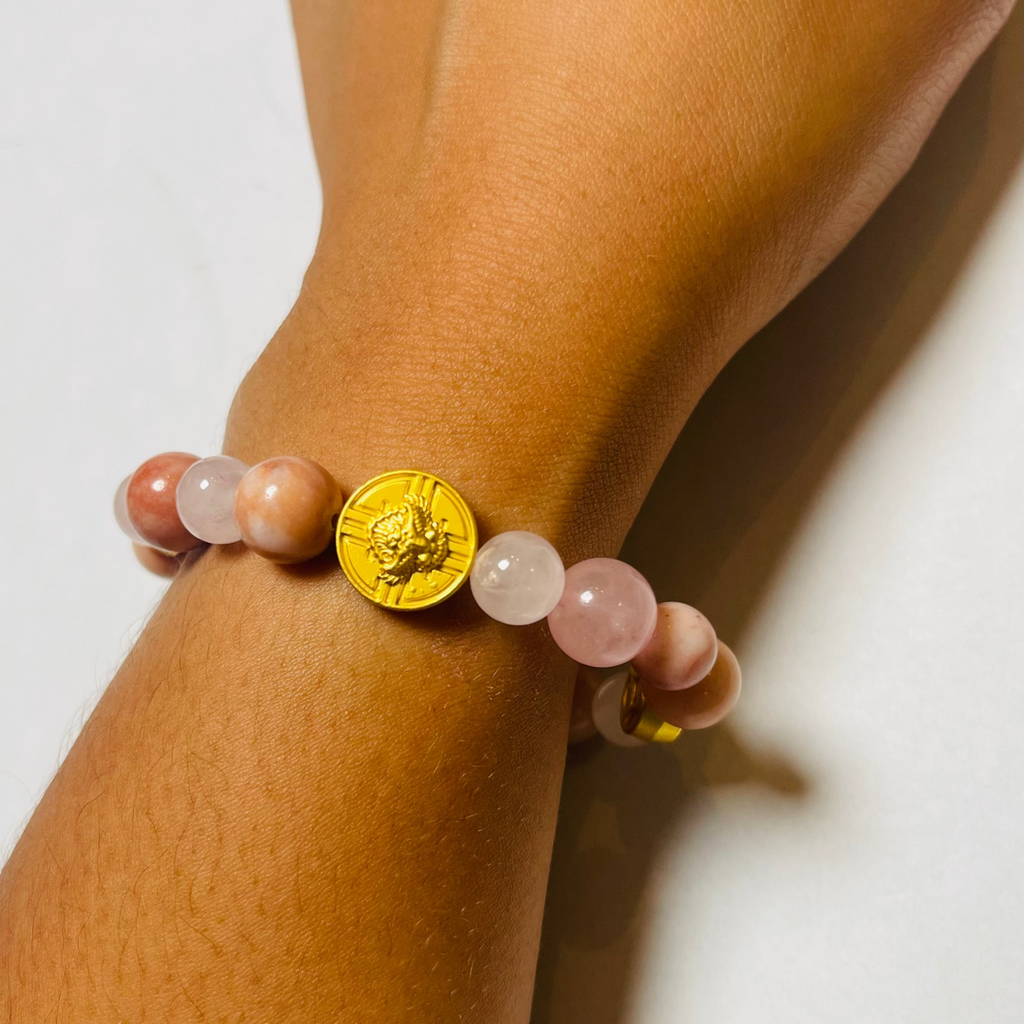 Light Pink Crystal Bracelet