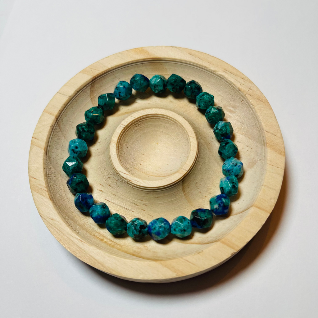 Blue Green Crystal Bracelet