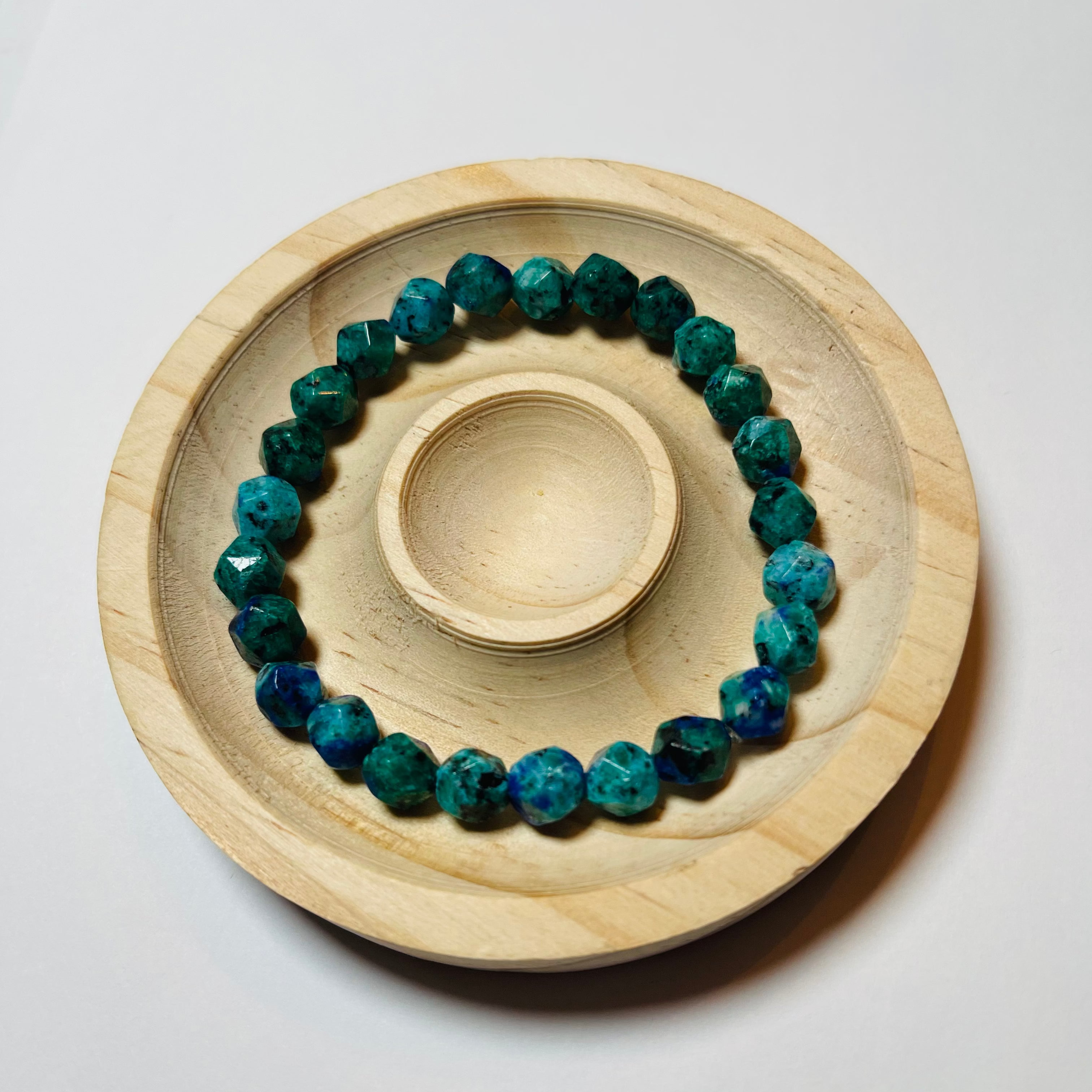 Blue Green Crystal Bracelet
