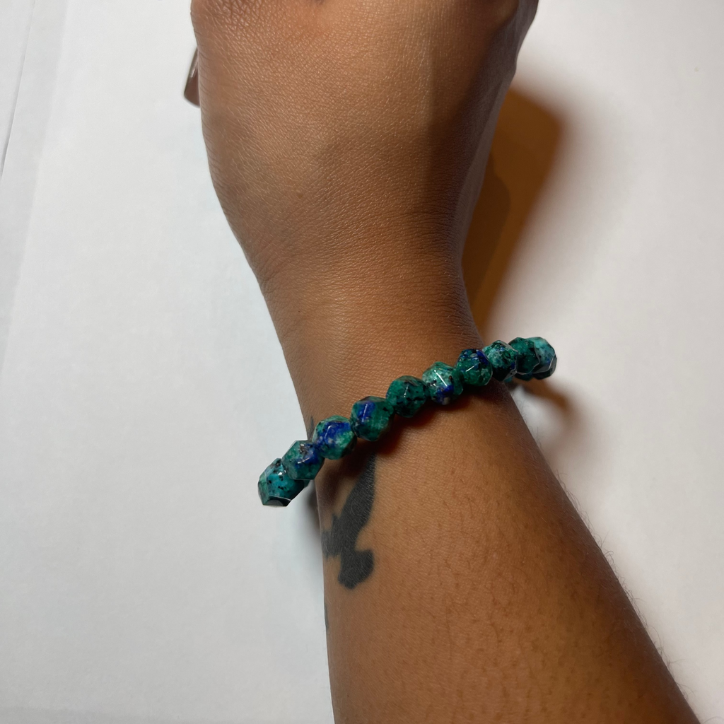 Blue Green Crystal Bracelet
