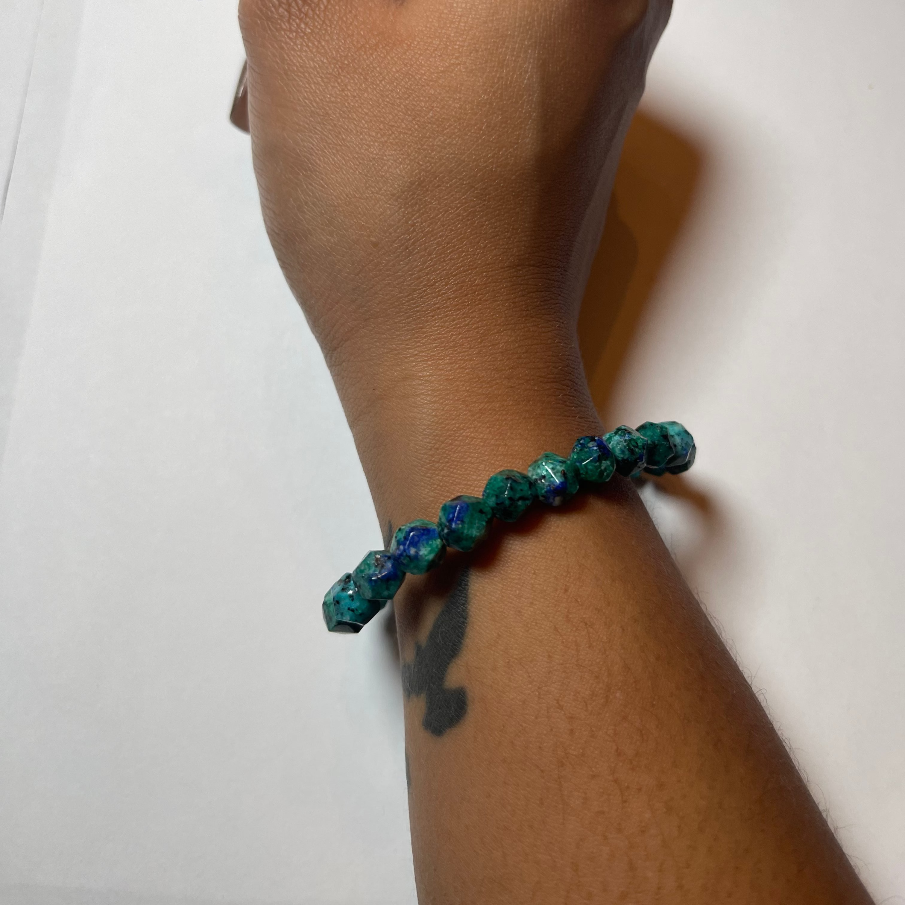 Blue Green Crystal Bracelet