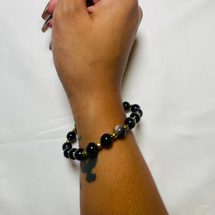 Black Obsidian Bracelet