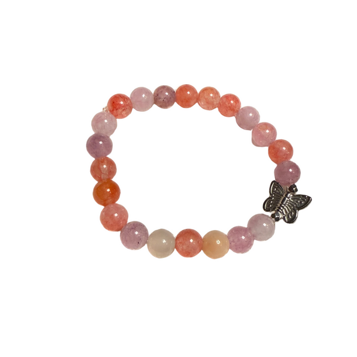 Pink & Purple Jade Bracelet
