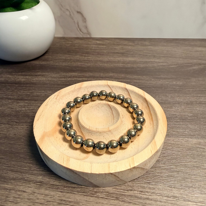 Essentials Champagne Hematite Bracelet