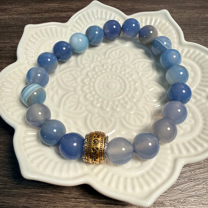 Blue Agate Bracelet