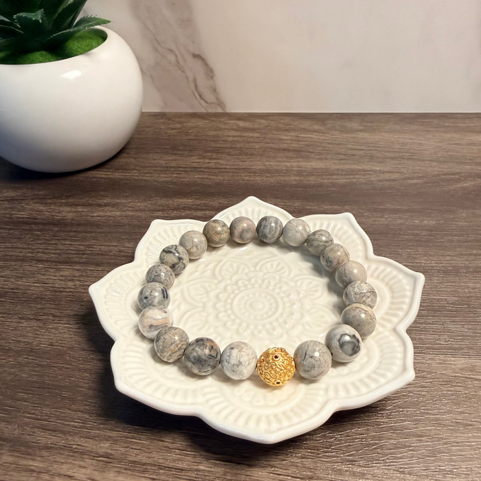 Map Jasper Bracelet